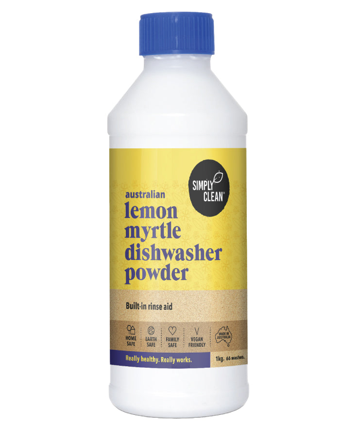SimplyClean Lemon Myrtle Dishwasher Powder 1kg