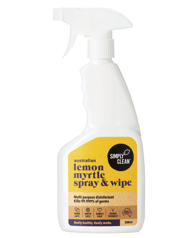 SimplyClean Lemon Myrtle Spray & Wipe 500ml