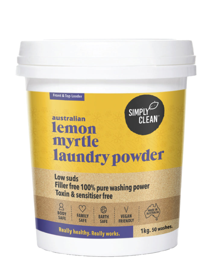 SimplyClean Lemon Myrtle Laundry Powder 1kg