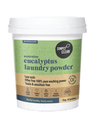 SimplyClean Eucalyptus Laundry Powder 6 x 1kg
