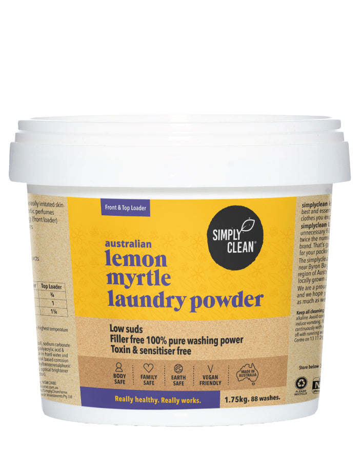 SimplyClean Lemon Myrtle Laundry Powder 1.75kg