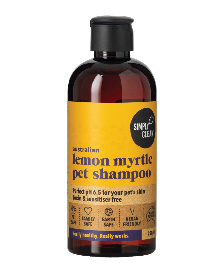 SimplyClean Lemon Myrtle Pet Shampoo 250ml