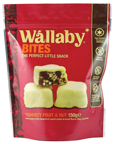 Wallaby Bites Yoghurty Fruit & Nut 150g - Fresh Food Enterprises