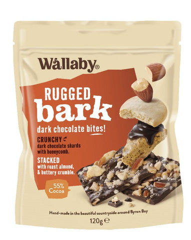 Wallaby Rugged Bark Honey Comb Crumble 1 x 120g - Fresh Food Enterprises